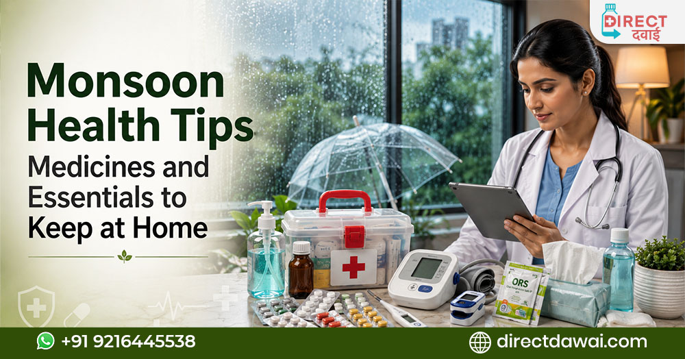 Monsoon Health Tips: Medicines and Essentials to Keep at Home